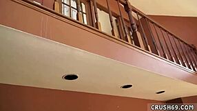 Step mom takes companion for first time