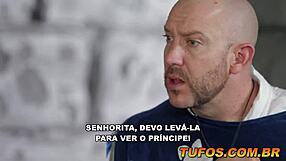 Two Hot Maidens Give Blowjob To Servant In Cinderella Parody Porn Part 4