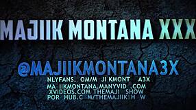 Majiik Montana Pounds Slut Wife While Cuck Husband Films