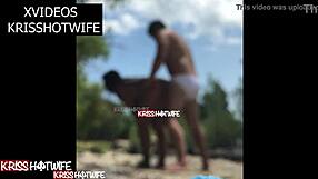 I saw Kriss Hotwife sucking old African guy on public beach