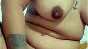 Horny latina teen fingers her pussy in POV masturbation