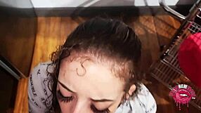 Hey, two loads just for her sweet mouth!