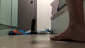 Massive Dildo Stretching Tight Gay Ass