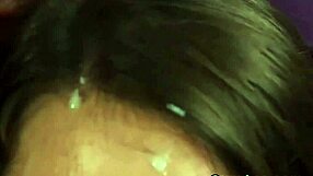 A beautiful woman in the scene receives a cumshot on her face and eats all the semen in a casual conversation