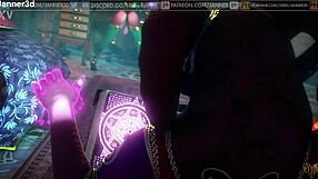 Curvy Futanari Mage Hand Cum.