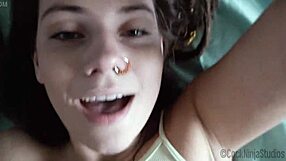 hot huge natural tits teen 18+ hippie gorgeous girlfriend fucked hard after the gym preview - indica flower