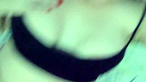 Melissa performs on cam for you with retro blue films style