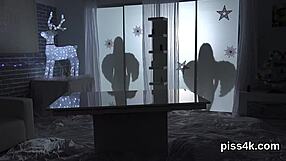 i squirt wet cunt with lesbian in garage