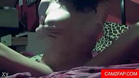 This amateur teen gets fucked with anal and blowjob