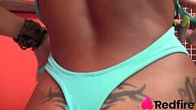 Mulata with Juicy Pussy Sucks Deep and Rides Monster Cock Doggystyle