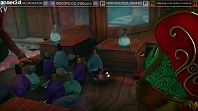 Curvy Futanari Mage Hand Cum.