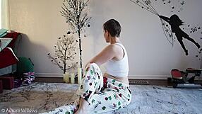 Yoga Lesson Turns Femdom Instruction With Slut And Milf.