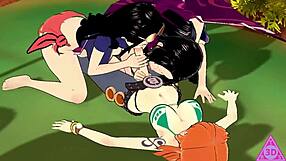 Koikatsu nami boa hancock nico robin onepiece hentai videos feature sex blowjob handjob and cumshot gameplay