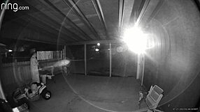 Observed wife cheating outdoors via camera with extra shot of cream