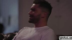 Guy fucks transsexual Crystal Thayers' ass emotionally.