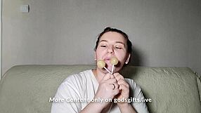 how i love double blowjob lollipop in webcam homemade fun.