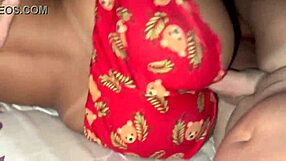 Is the wife in those short shorts teasing her husband? She's so thirsty for cock!