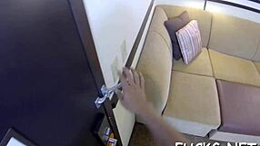 Spontaneous sexual encounter taped on a hidden camera