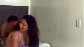 Latina Amateur Rides Big Cock in Swimsuit During Doggystyle and Cowgirl