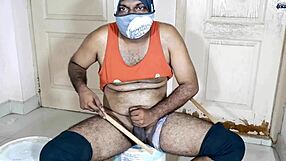 Black Cock Gets Specific Handjob While Hearing Music