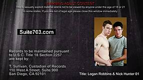 Tattooed sweet gay guy receives intense butt fucking and cumshot