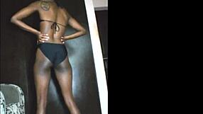 she shakes that ass in african ebony striptease