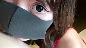 Homemade anal action with Japanese babe