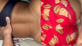 Is the wife in those short shorts teasing her husband? She's so thirsty for cock!