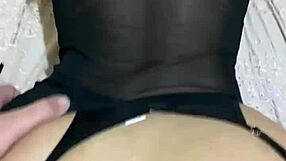 Curly blonde amateur twerks and fucks passionately