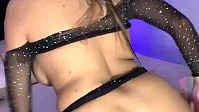 i'm stroking my pussy on video call with a dildo