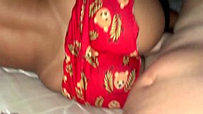 Is the wife in those short shorts teasing her husband? She's so thirsty for cock!