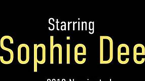 Sophie Dee sucks thick cock in her plump pussy with big tits