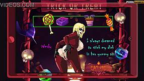 halloween anime hentai parody with spooky characters