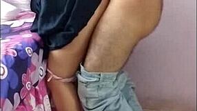 convincing a shy colombian girl for money in homemade video