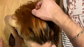 redhead slut sucks big cock and gets insane facial by leo casanova 😈