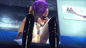 lol, kda hentai has evelynn futa and kaisa in jerkoff fucking with cumshots and licks