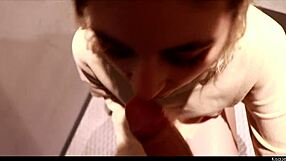 cute teen 18+ sucking cock in changing room pov – is it public?