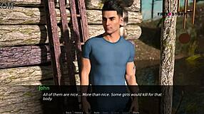 john sees marry changing her dress in duaklight manor