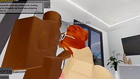 Robloxian Redhead Slutty Snowbunny Sucks Monster Black Cock Before Bent Over Doggystyle Fucking With Big Tits And Ass
