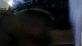 Live Ebony wife shows a hot oral sex and throat fucking