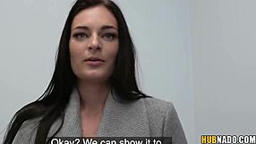 leanne lace, ready for james brossman to fuck you hard at the casting?