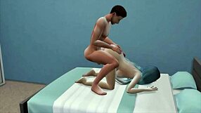 is that blue-haired slut giving her pussy to stepfather?