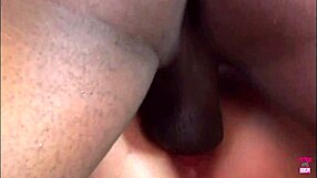 she takes a whipping then swallows two shafts in her throat