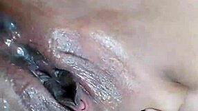 gabi teases her pussy to orgasm while masturbating with cock