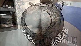 Latina Milf Witch Gets Doggystyle Facial on Halloween