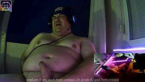 Mature cuckold feels deep jealousy during solo masturbation