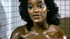 sexy nude girl in sauna playing fatal games