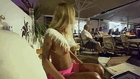 Monika Fox Strips Naked at Restaurant, Walks City Streets with Pierced Nipples at Night