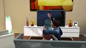 is that blue-haired slut giving her pussy to stepfather?