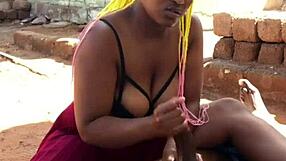 i give my sexy ebony girlfriend the best handjob outdoors